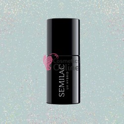 Oja UV Semilac 323 verde cu sidef Icy Mint Shimmer 7 ml